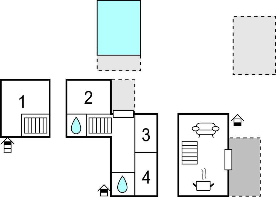 Feriehuse - Makarska-Ricice , Kroatien - CDC569 