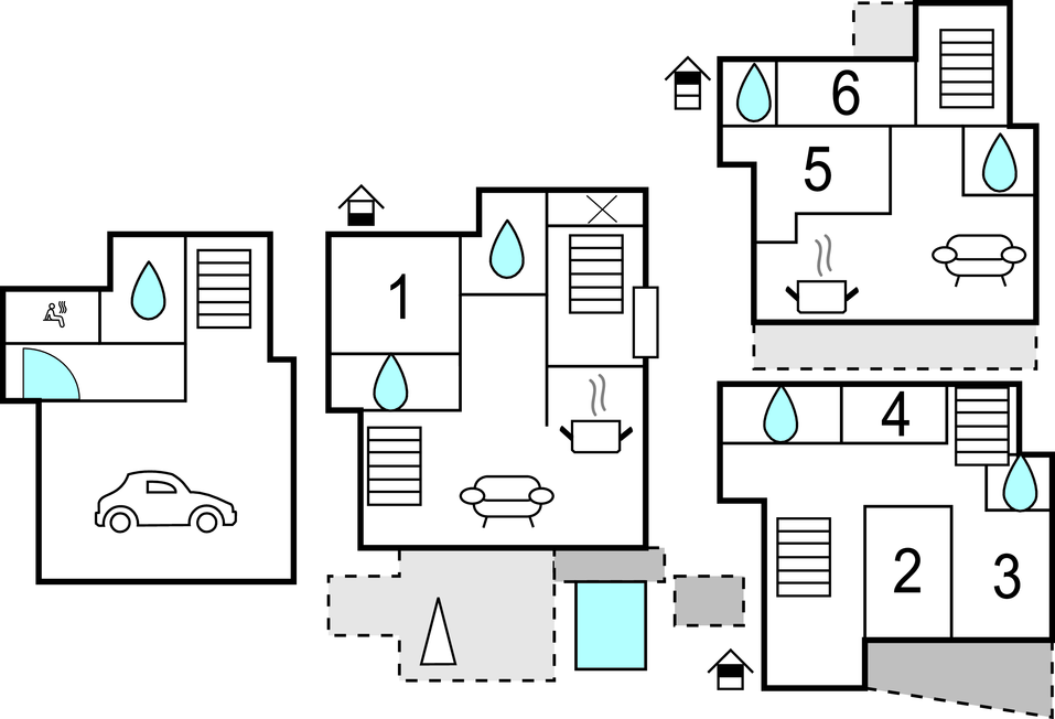 Ferienhaus - Trogir-Kastel Gomilica , Kroatien - CDC973 