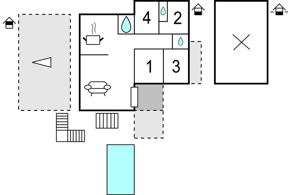 Semesterhus - Omis-Mimice , Kroatien - CDE175 