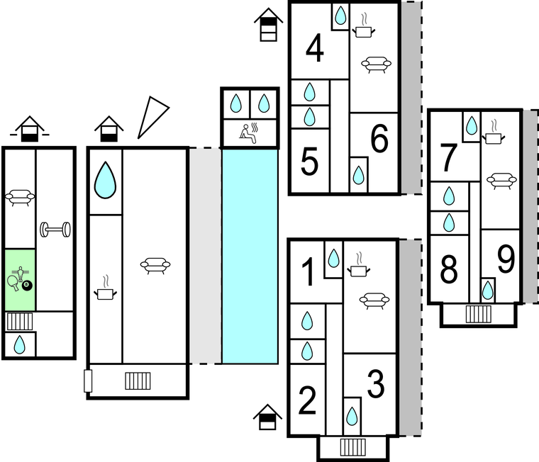 Ferienhaus - Split-Mravince , Kroatien - CDE423 