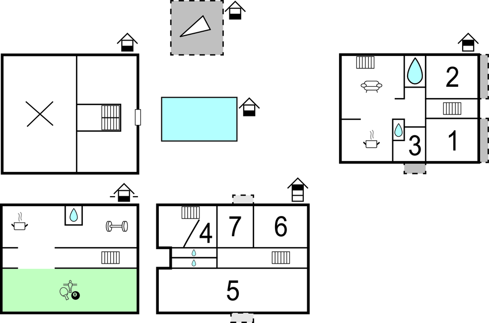 Ferienhaus - Split-Trilj , Kroatien - CDE965 