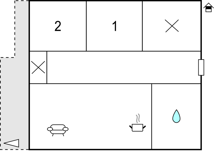 Lejlighed - Ciovo-Okrug Gornji , Kroatien - CDE135 