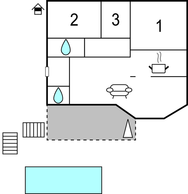 Feriehuse - Omis-Dubrava , Kroatien - CDE343 