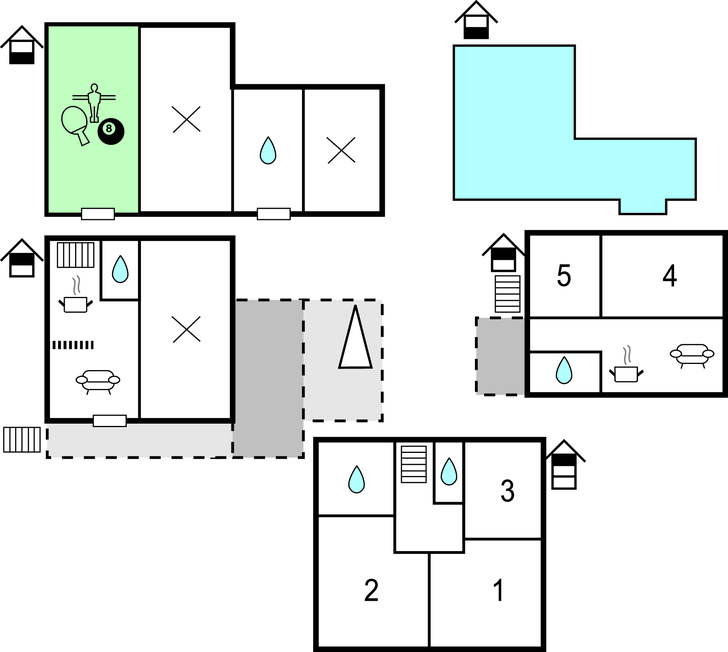 Semesterhus - Makarska-Zezevica , Kroatien - CDE720 