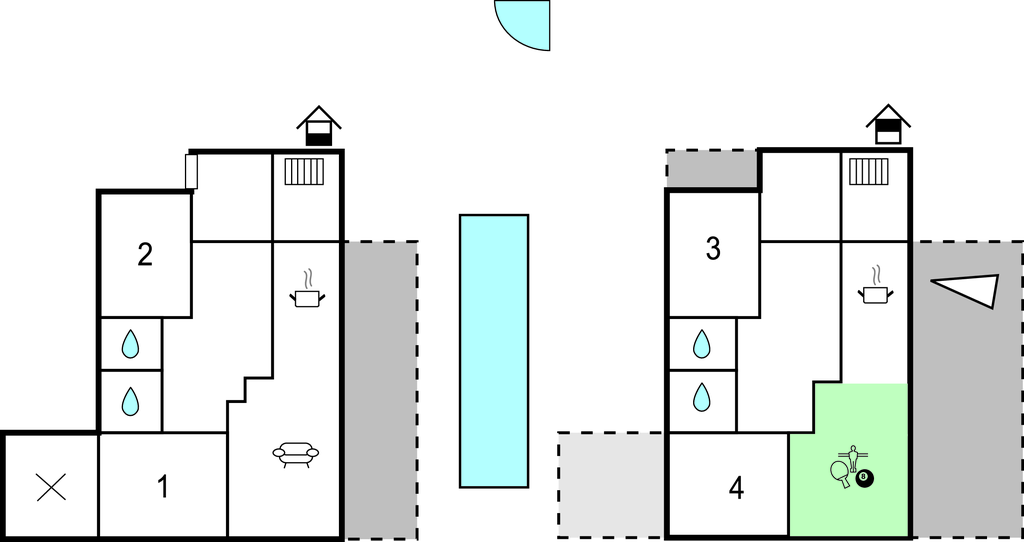 Feriehuse - Trogir-Kastel Novi , Kroatien - CDE788 