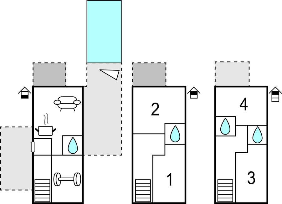 Ferienhaus - Ciovo-Zedno , Kroatien - CDE926 