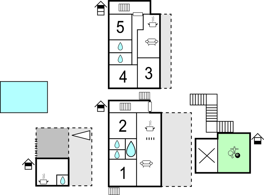 Ferienhaus - Split-Sine , Kroatien - CDE939 