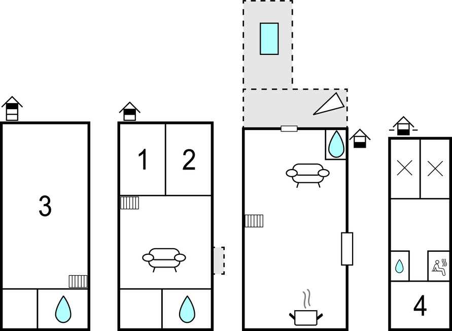 Ferienhaus - Split , Kroatien - CDE963 
