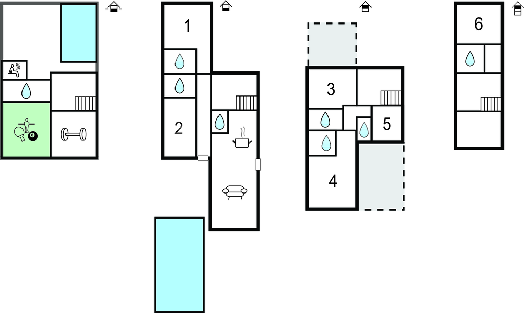 Ferienhaus - Trogir-Okrug Gornji , Kroatien - CDE401 