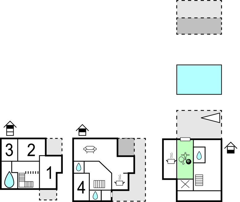 Semesterhus - Makarska-Lokvicici , Kroatien - CDF002 
