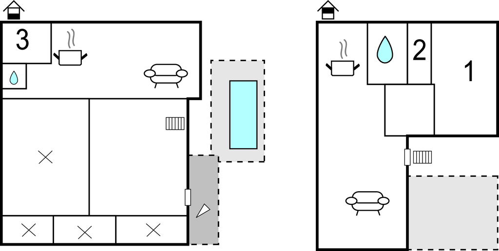 Feriehuse - Trogir-Kastel Sucurac , Kroatien - CDF364 