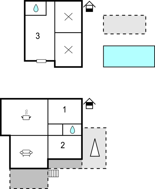 Feriehus - Trogir-Labin , Kroatia - CDF591