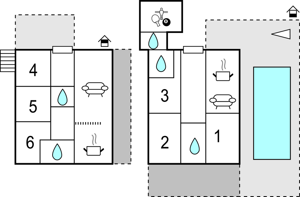 Semesterhus - Omis-Tugare , Kroatien - CDF651 