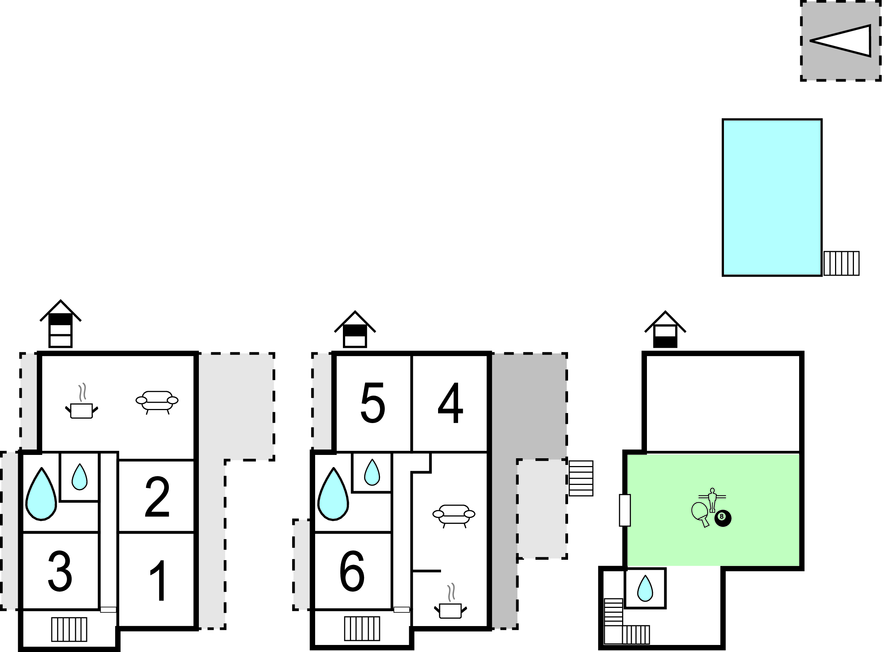 Location de vacances - Makarska-Rastovac , Croatie - CDF679 