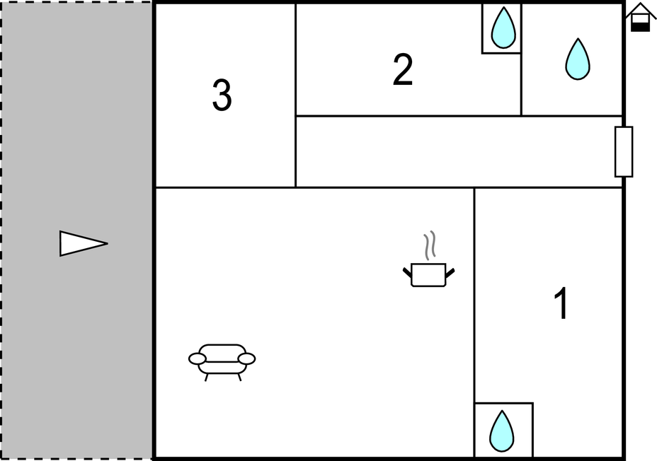 Lejlighed - Trogir , Kroatien - CDF856 