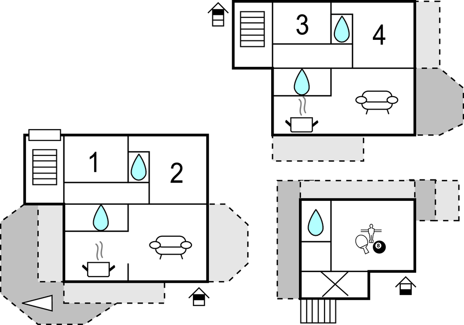Ferienhaus - Split-Trilj , Kroatien - CDF283 