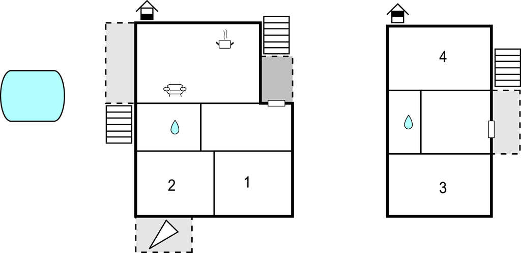 Ferienhaus - Trogir-Radosic , Kroatien - CDF697 