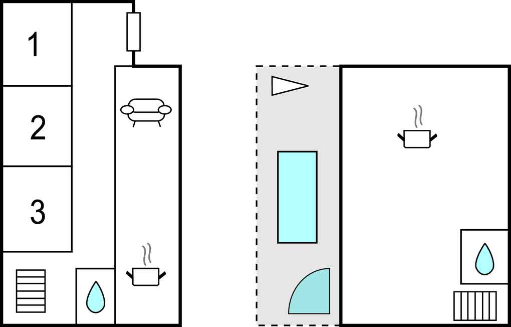 Feriehuse - Split-Hrvace , Kroatien - CDF778 