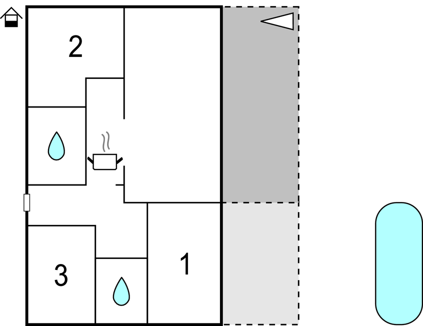 Ferienhaus - Trogir-Kastel Stari , Kroatien - CDF954 