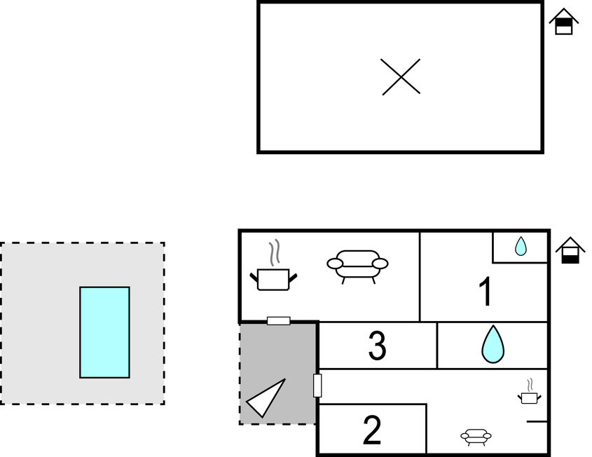 Feriehuse - Split-Klis , Kroatien - CDF253 