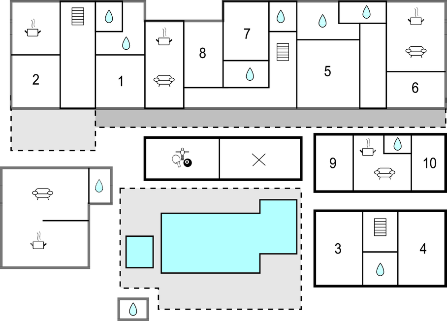 Feriehuse - Omis-Kucice , Kroatien - CDF299 