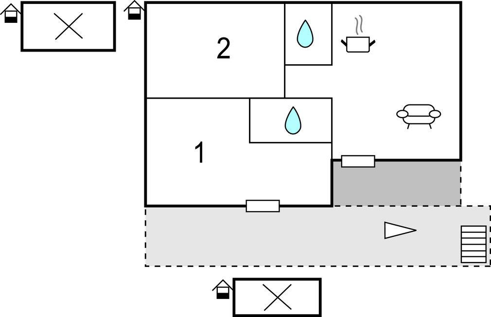 Feriehuse - Hvar-Zastrazisce , Kroatien - CDH555 