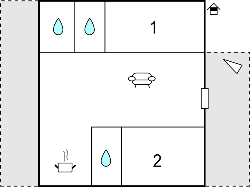 Ferienwohnung - Hvar-Vrboska , Kroatien - CDH591 