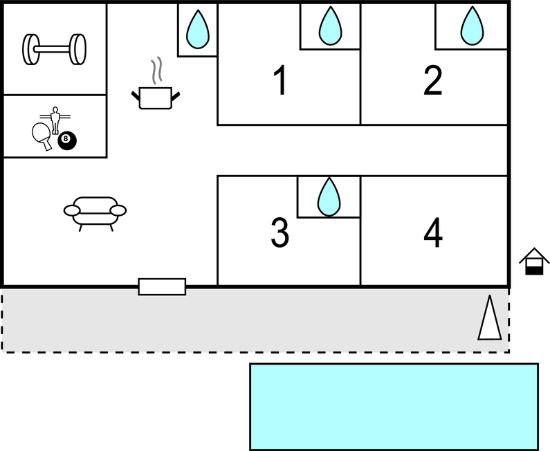 Ferienhaus - Starigrad Paklenica , Kroatien - CDI184 