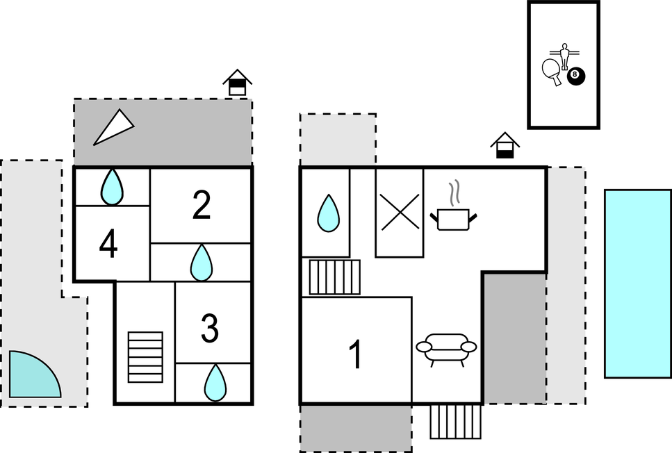 Ferienhaus - Biograd-Tinj , Kroatien - CDI039 
