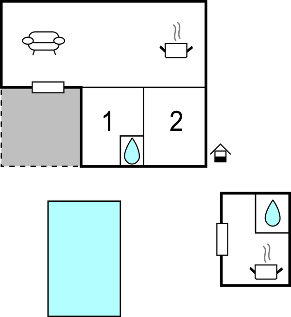 Feriehuse - Biograd-Gornje Rastane , Kroatien - CDI097 