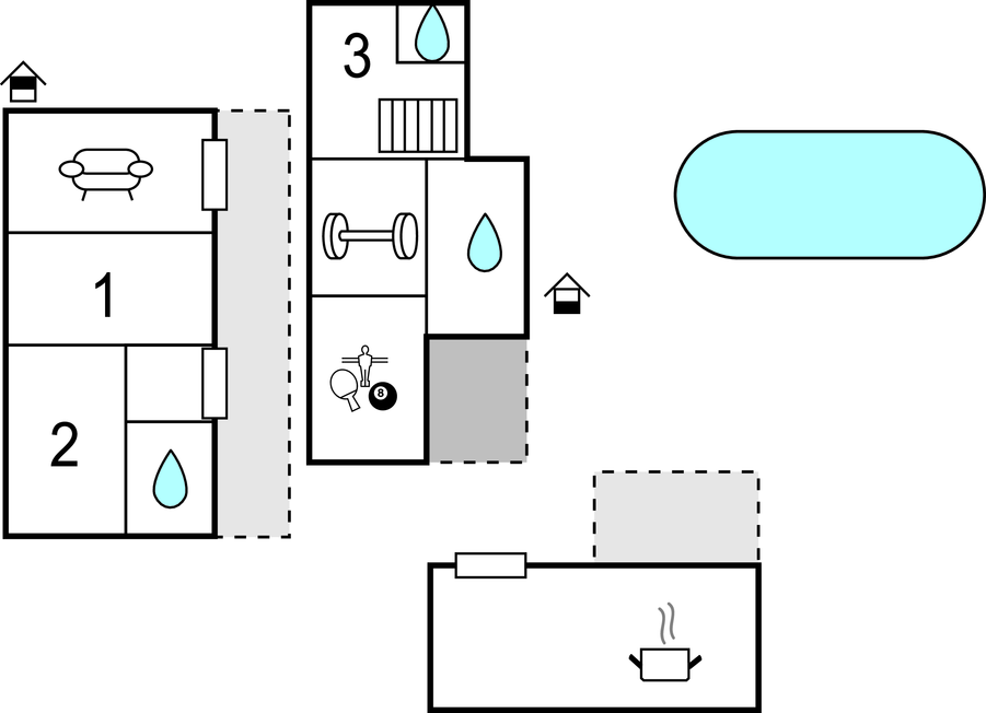 Feriehuse - Biograd-Gornje Rastane , Kroatien - CDI220 