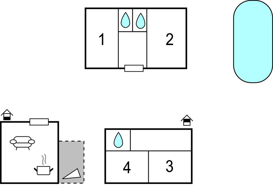 Feriehuse - Biograd - Bila Vlaka , Kroatien - CDI348 
