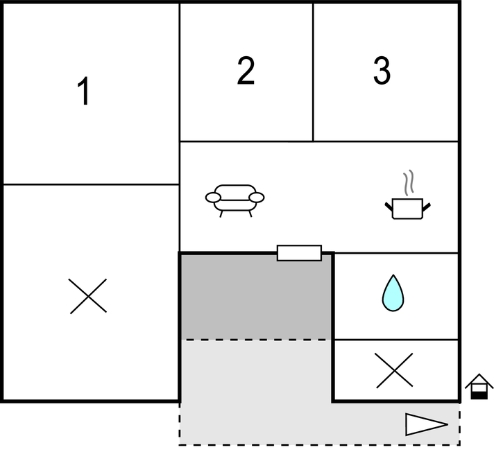 Lejlighed - Vir , Kroatien - CDI472 