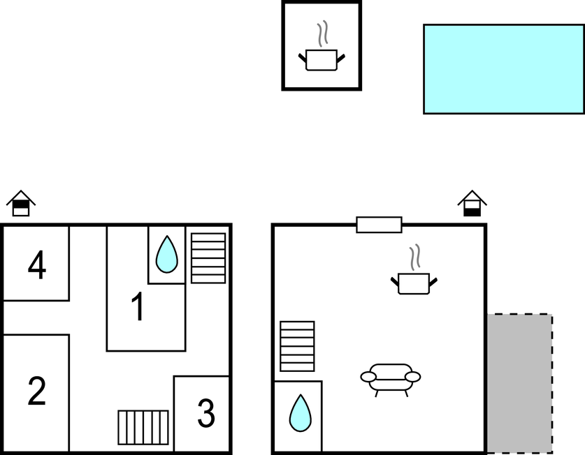 Semesterhus - Biograd - Sikovo , Kroatien - CDI188 