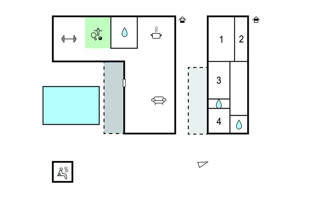 Location de vacances - Biograd-Turanj , Croatie - CDI858 