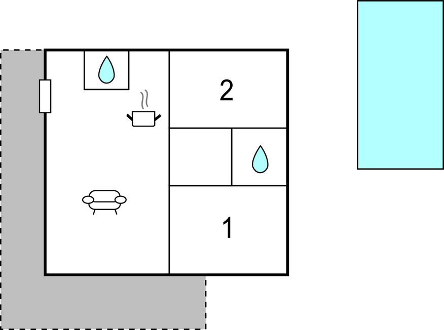 Apartamento App in a resort by the beach