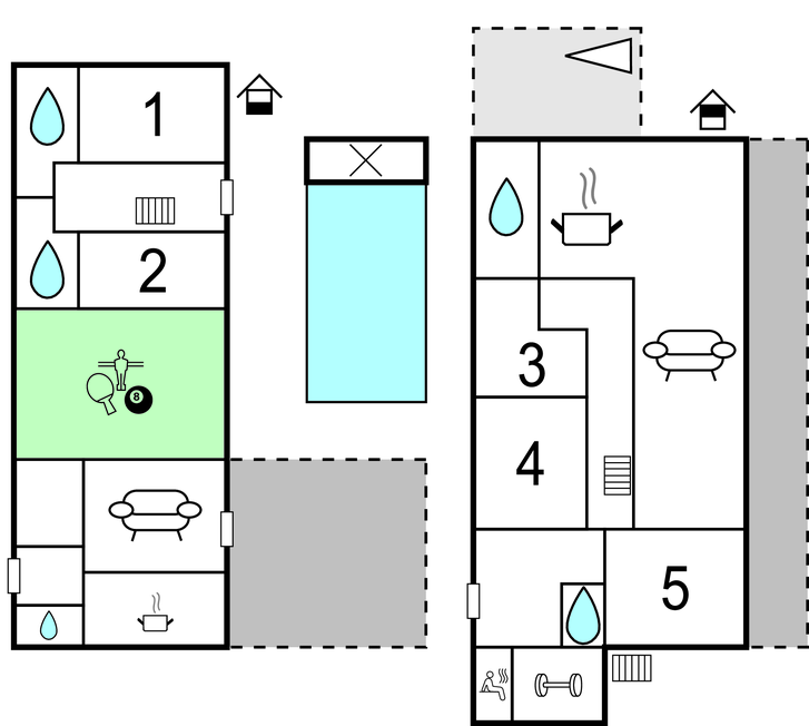Ferienhaus - Sibenik-Unesic , Kroatien - CDJ005 
