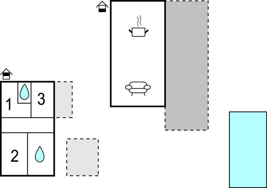 Feriehus - Sibenik-Unesic , Kroatia - CDJ743 