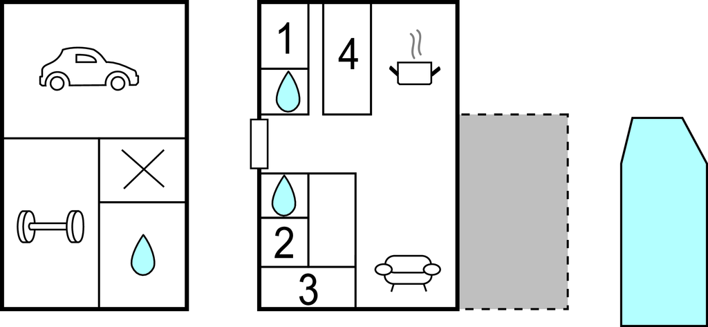 Ferienhaus - Sibenik-Brodarica , Kroatien - CDJ789 