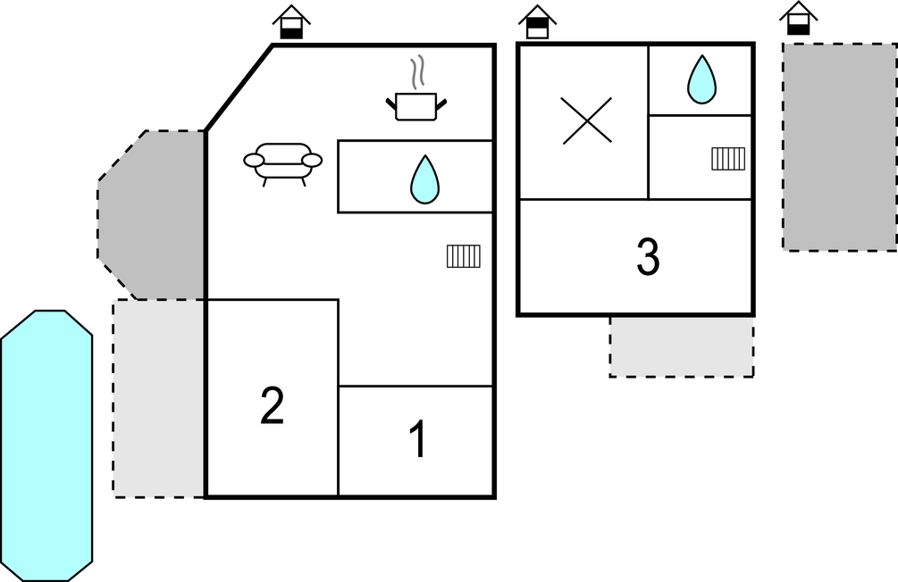 Ferienhaus - Sibenik-Badanj , Kroatien - CDJ349 