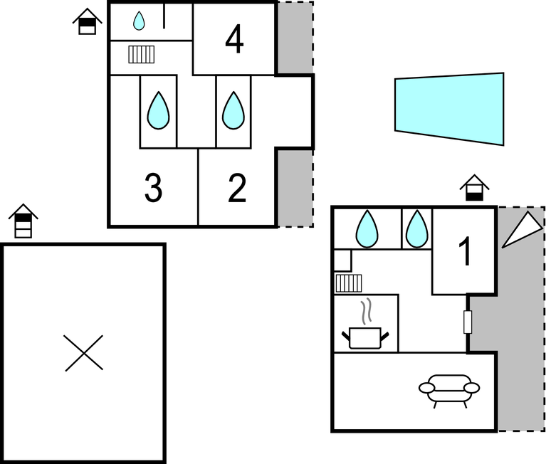 Ferienhaus - Sibenik-Brodarica , Kroatien - CDJ353 