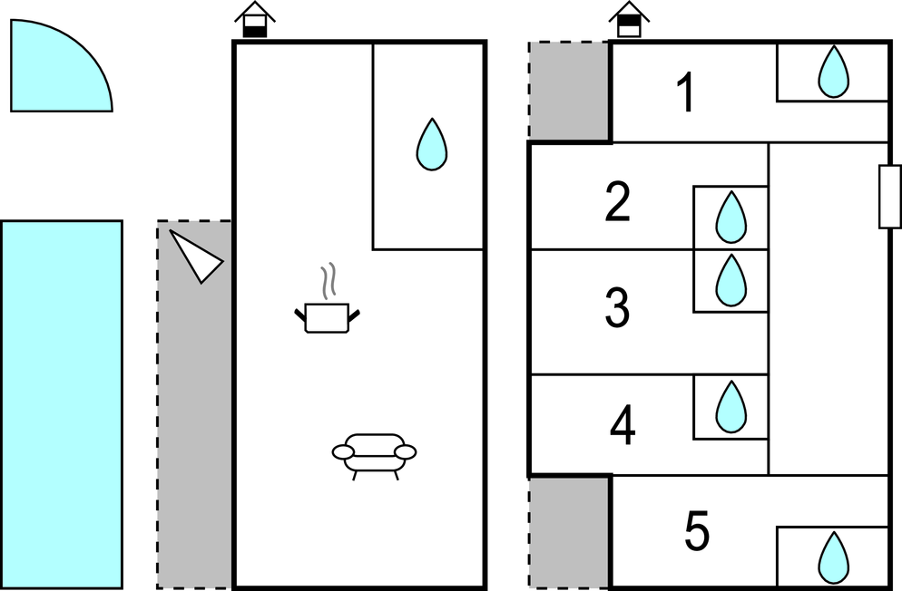 Ferienhaus - Rogoznica-Jarebinjak , Kroatien - CDJ768 