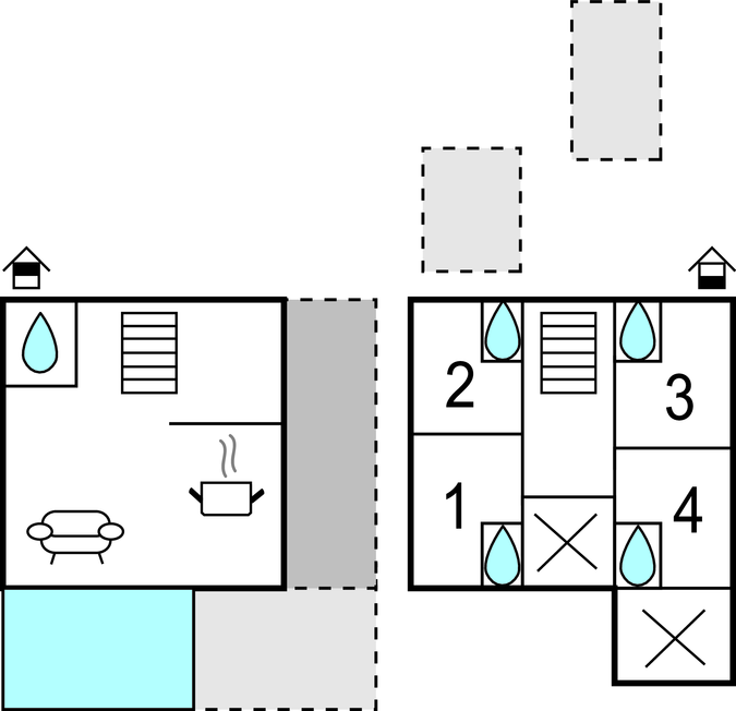 Feriehuse - Sibenik - Zaboric , Kroatien - CDJ959 