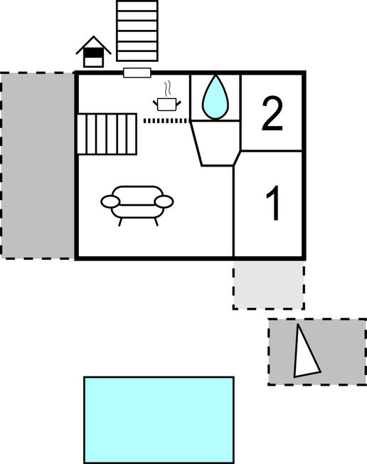 Feriehus - Sibenik-Oklaj , Kroatia - CDJ656 