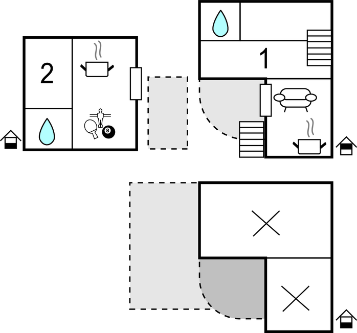 Feriehuse - Makarska-Gornji Tucepi , Kroatien - CDM685 