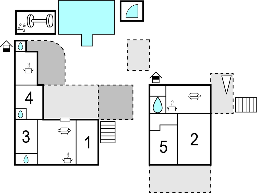 Ferienhaus - Ciovo-Okrug Gornji , Kroatien - CDM037 