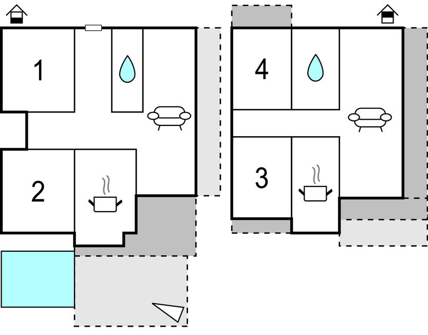 Feriehuse - Omis-Stanici , Kroatien - CDM309 