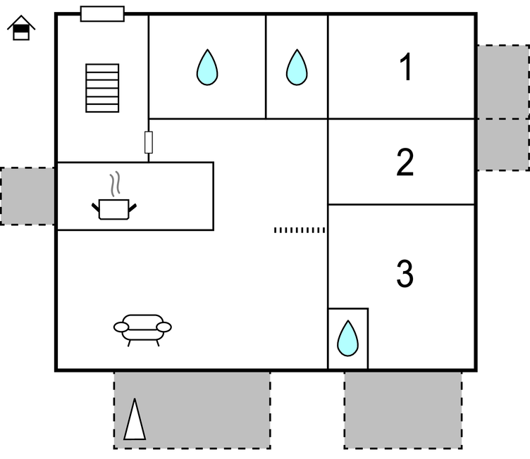 Semesterlägenhet - Omis-Krilo Jesenice , Kroatien - CDM588 