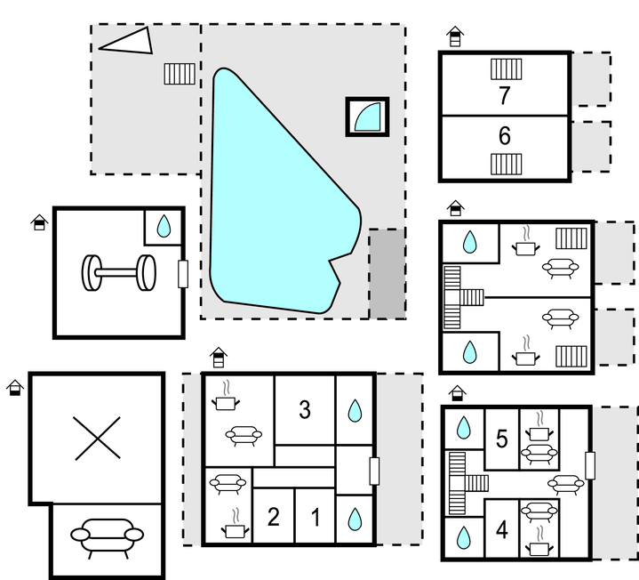 Feriehuse - Split-Podstrana , Kroatien - CDM888 