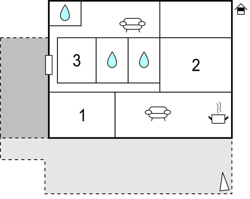 Ferienwohnung - Omis-Krilo Jesenice , Kroatien - CDM751 